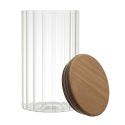 Bocal de conservation 70cl avec bouchon en acacia