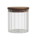 Bocal de conservation 50cl avec bouchon en acacia
