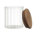 Bocal de conservation 50cl avec bouchon en acacia