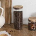 Bocal de conservation 110cl avec bouchon en acacia