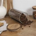 Bocal de conservation 110cl avec bouchon en acacia