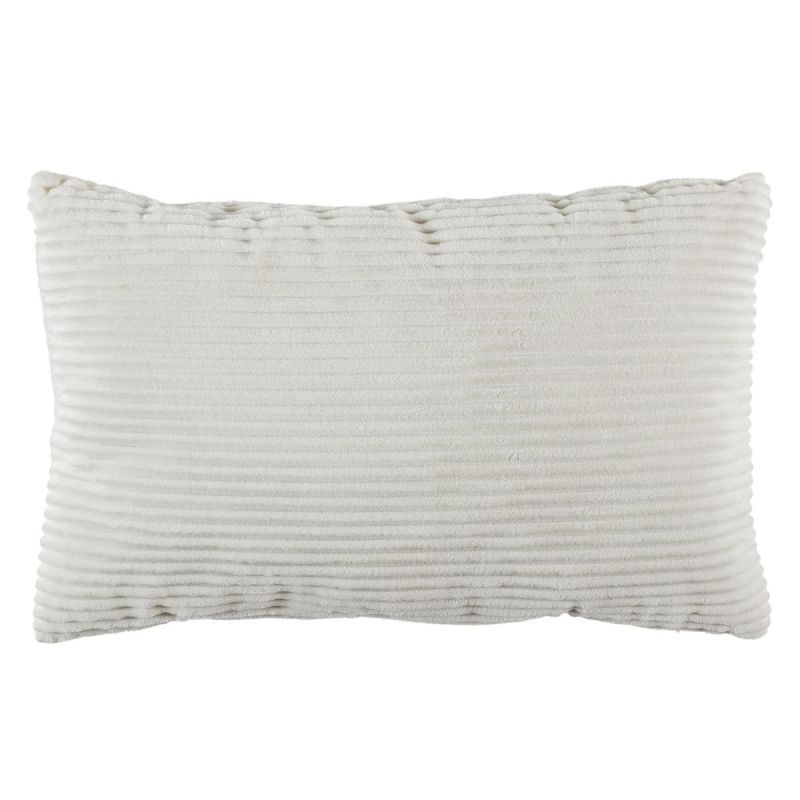 Coussin Rectangulaire Flanelle Côtelée 30x50cm, Doux et Lavable en Machine Coussin Rectangulaire Flanelle Côtelée 30x50cm, Doux et Lavable en Machine