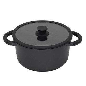 Faitout en Fonte Aluminium 24cm - Compatible Tous Feux (Induction), Lave-Vaisselle