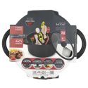 Faitout en Fonte Aluminium 24cm - Compatible Tous Feux (Induction), Lave-Vaisselle