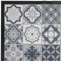 Tapis PVC 40x60 cm, Effet Carreaux de Ciment, Idéal pour Entrée ou Cuisine
