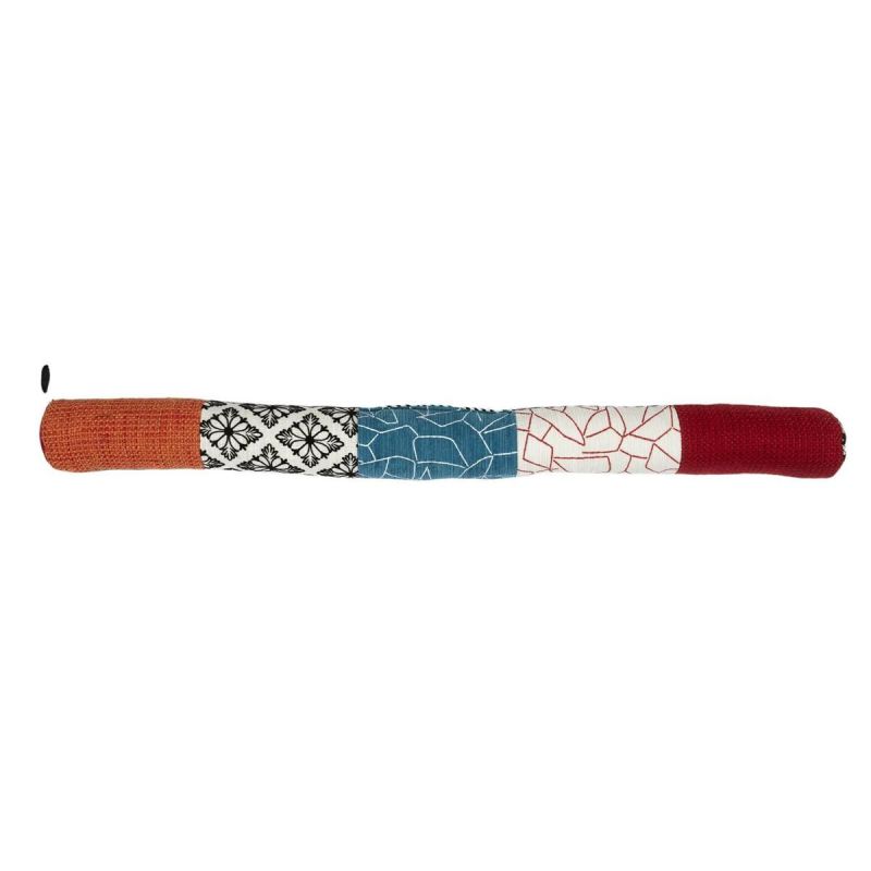 Boudin de Porte Patchwork Multicolore 80x7 cm, Empêche Courants d'Air et Économise l'Énergie Boudin de Porte Patchwork Multicolore 80x7 cm, Empêche Courants d'Air et Économise l'Énergie