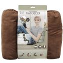 Coussin de Relaxation Modulable Tissu Doux Gris