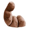 Coussin de Relaxation Modulable Tissu Doux Gris