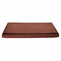 Banc Coffre Pliable Côtelé Terracotta 76x38 cm