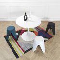 Tabouret Blanc 46 cm