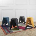 Tabouret Jaune Moutarde 46 cm