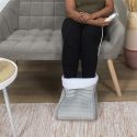 Chausson Chauffe-Pieds Electrique Gris et Sherpa