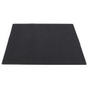 Tapis Anti-Vibration Carré 60x60cm Noir en Plastique