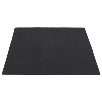 Tapis Anti-Vibration Carré 60x60cm Noir en Plastique