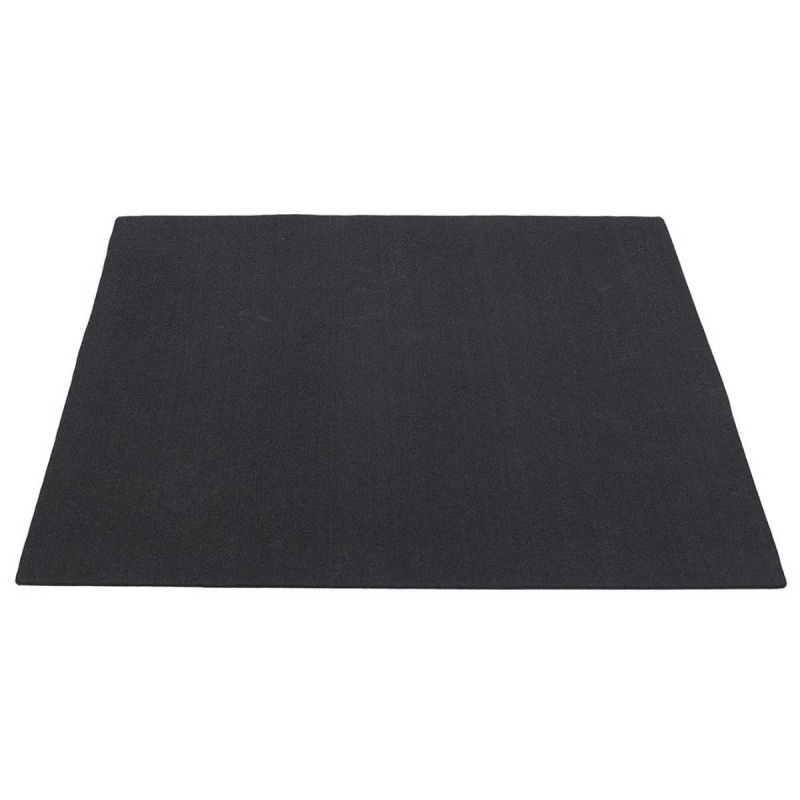 Tapis Anti-Vibration Carré 60x60cm Noir en Plastique