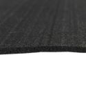 Tapis Anti-Vibration Carré 60x60cm Noir en Plastique