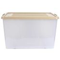Boîte de Rangement Transparent 95L