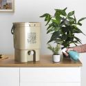 Composteur de Cuisine 19L avec Robinet pour Engrais Liquide