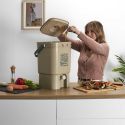 Composteur de Cuisine 19L avec Robinet pour Engrais Liquide