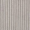 Banc Coffre Pliable Côtelé Taupe 76x38 cm