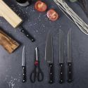 Bloc de 5 couteaux + 1 paire de ciseaux de cuisine