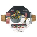 Faitout Aluminium Forgé 24cm avec Manche Effet Bois - Tous Feux (Induction)