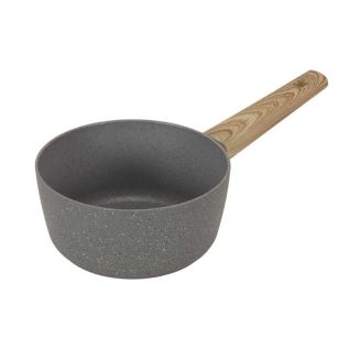 Casserole Aluminium Forgé 20cm avec Manche Effet Bois Tous Feux (Induction)