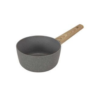 Casserole Aluminium Forgé 18cm avec Manche Effet Bois Tous Feux (Induction)