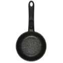 Set de 3 casseroles en aluminium revêtement effet pierre avec 1 poignée amovible