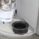 Set de 3 casseroles en aluminium revêtement effet pierre avec 1 poignée amovible
