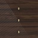 COLETTE - Commode 4 tiroirs en bois et MDF pieds en pin teinté chêne foncé