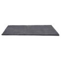 Tapis 60x110cm Imitation Fourrure Fine Gris Anthracite