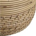 NALINI - Lot de 2 Cache-Pots Ø39cm et Ø29cm en Rotin Kubu Tressé