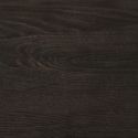 VALENTIANE - Table Basse en MDF Aspect Bois Foncé Pieds Asymétriques