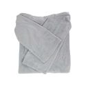Plaid à Manches Ultra Doux 140x180cm Gris