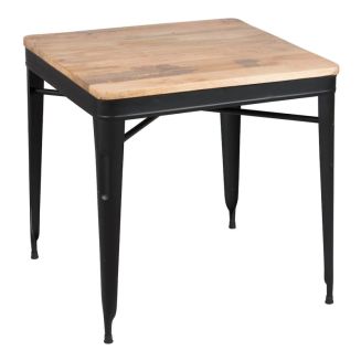 REPLAY - Table Repas Carrée 77cm Aspect Vieilli