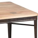 REPLAY - Table Repas Carrée 77cm Aspect Vieilli
