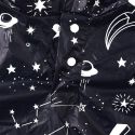 Cape de pluie pour enfant phosphorescente bleu marine décor étoilé