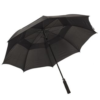 Parapluie XXL diam.130cm noir ouverture automatique