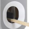 Distributeur de dentifrice mural gris