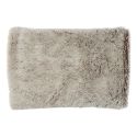 Manchons imitation fourrure beige avec pochon micro-ondable