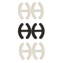 Lot de 6 accroches bretelles soutien-gorge ppur dos nageur