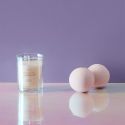 Coffret bougie parfumée + 2 bombes de bain parfum Fleur de cerisier