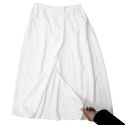 Sortie de bain en fibre de bambou 70x140cm blanc
