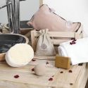 Coffret bois bain 5 pièces "Terre d'Orient" parfum rose et miel
