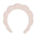 Serre-tête en microfibre rose poudré