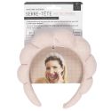 Serre-tête en microfibre rose poudré