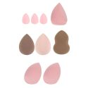 Boite de 9 éponges à maquillage différente formes et tailles
