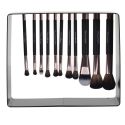 Pinceaux à maquillage lot de 11 avec support de rangement magnétique