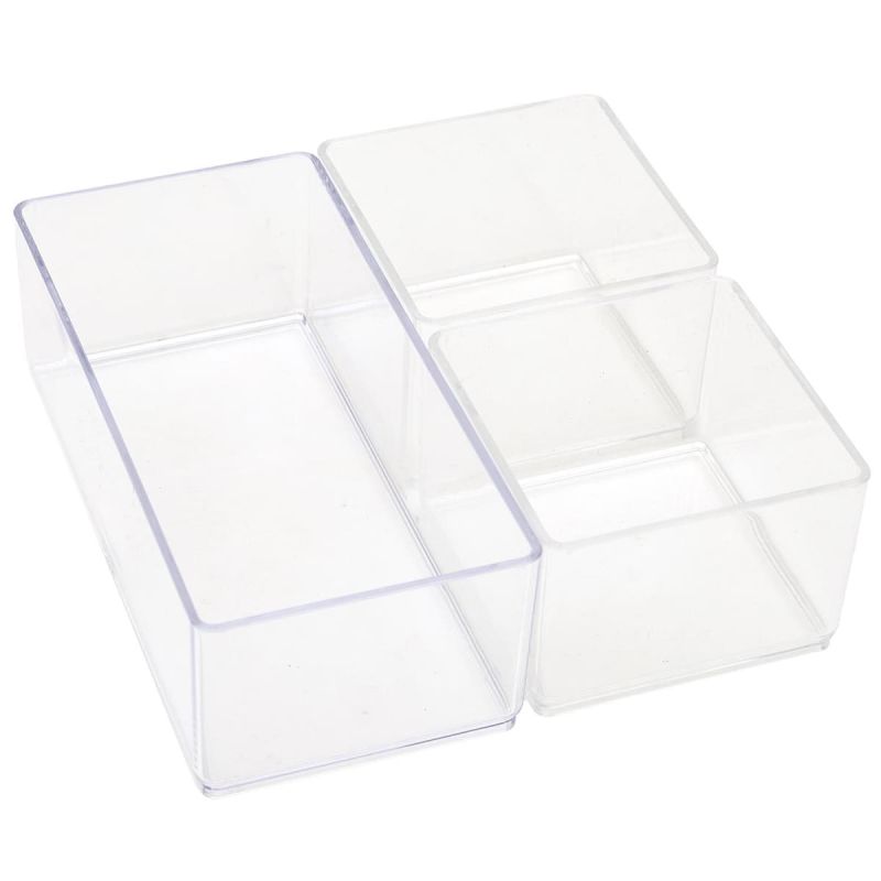 Organisateur de rangement 3 boites modulables petit modèle